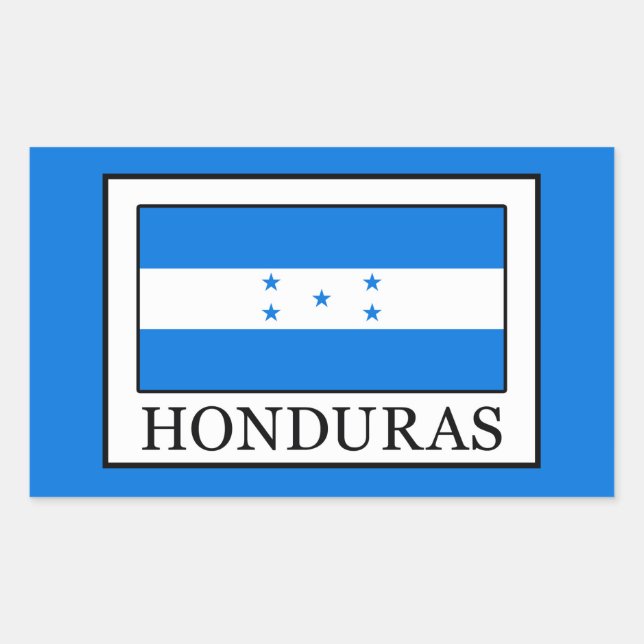 Honduras Rectangular Sticker (Front)