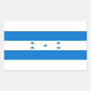 HONDURAS RECTANGULAR STICKER