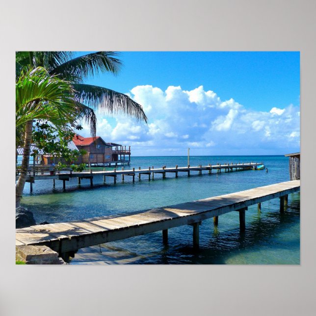 Honduras - Roantan Beach Poster (Front)