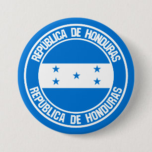 Honduras Round Emblem 7.5 Cm Round Badge