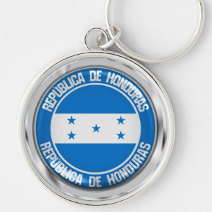 Honduras Round Emblem Key Ring
