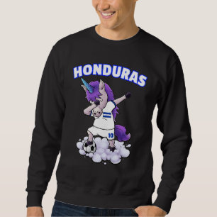 Honduras Soccer Dabbing Honduran Football Flag Sweatshirt
