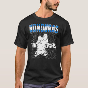 Honduras Table Tennis Support Honduran Ping Pong T-Shirt