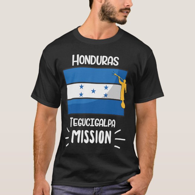 Honduras Tegucigalpa Mormon LDS Mission Missionary T-Shirt (Front)