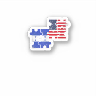 Honduras Usa Roots Vintage Honduran American Flag 