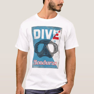 Honduras Vintage Scuba Diving Mask T-Shirt