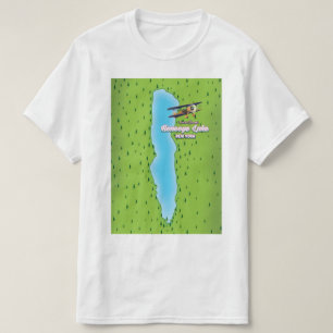 Honeoye Lake New York map T-Shirt
