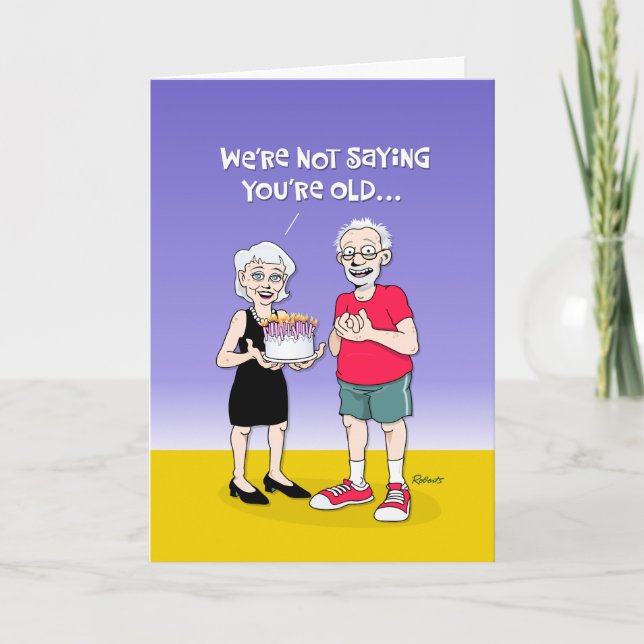 Honest 70th Birthday Greeting Card (Front)