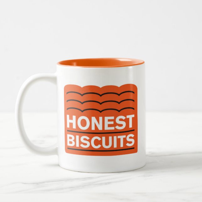Honest Biscuits Custom Coffee Mug (Left)