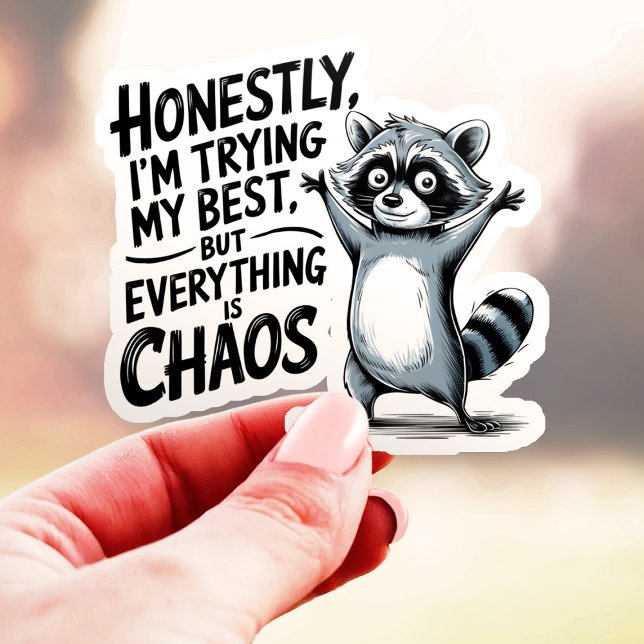 Honestly I'm Trying My Best - Funny Racoon Chaos  (Creator Uploaded)