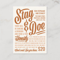 Honestly Stag & Doe Ticket