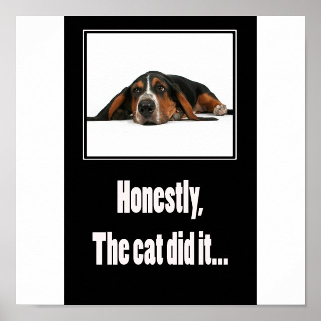 Honestly, the cat did it... poster (Front)