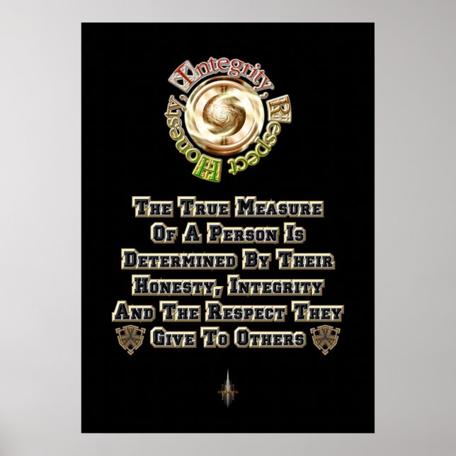 Honesty Integrity Respect MXT Poster (Front)