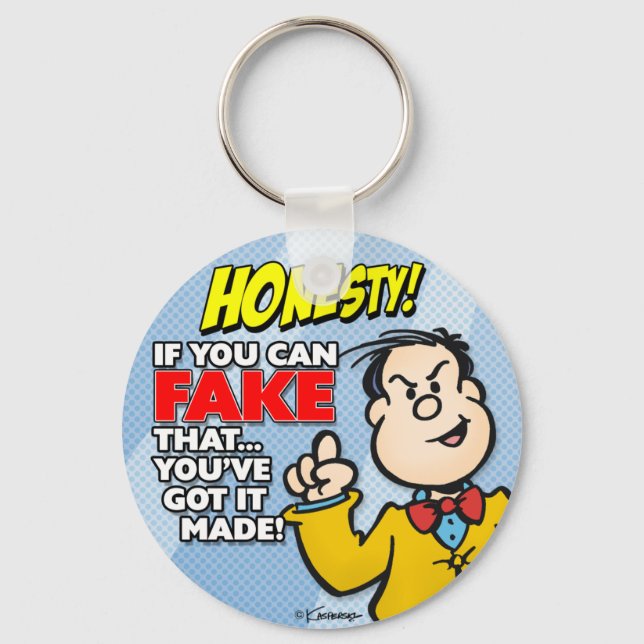 Honesty Key Ring (Front)