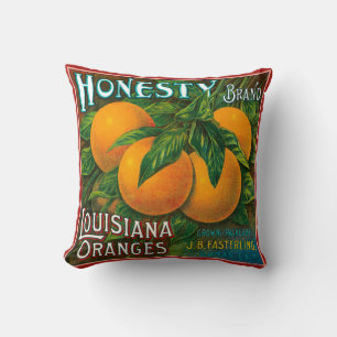 Honesty Louisiana Oranges Cushion