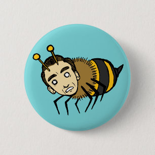 Honey 6 Cm Round Badge