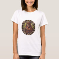 Honey, at What Cost? Funny Bee Sting Bear T-Shirt
