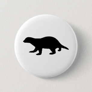 Honey Badger 6 Cm Round Badge