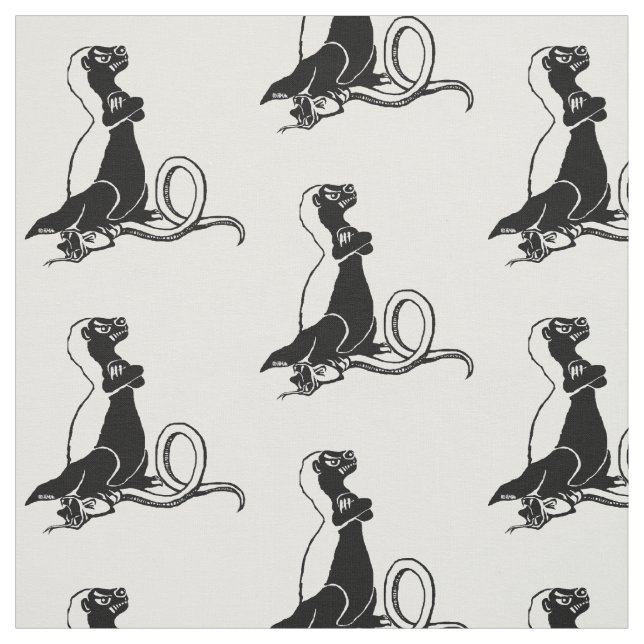Honey badger fabric (Swatch)