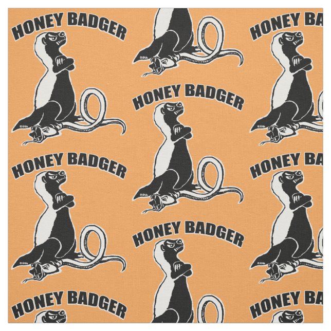 Honey badger fabric (Swatch)