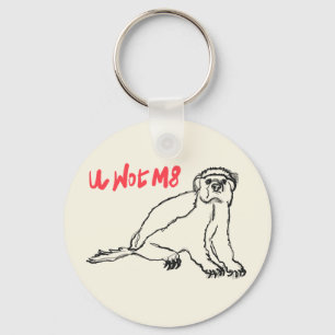 Honey Badger funny saying  Key Ring