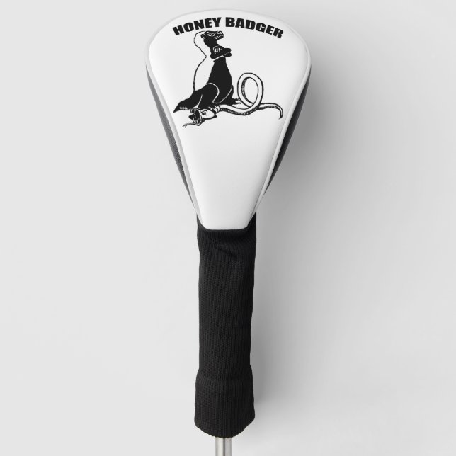 Honey badger golf head cover (Front)