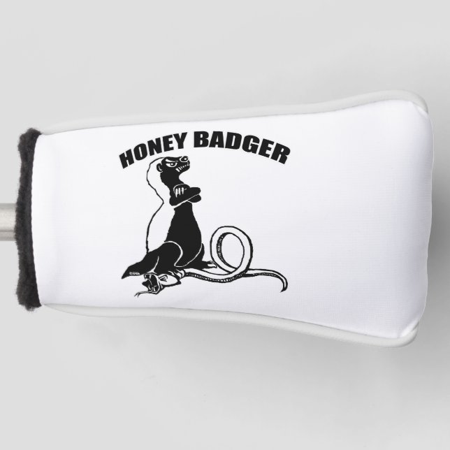 Honey badger golf head cover (Front)
