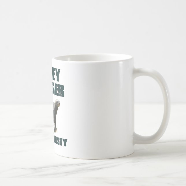 Honey Badger He's So Nasty Coffee Mug (Right)