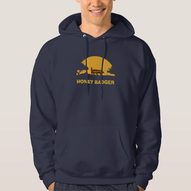 honey badger hoodie (Front)