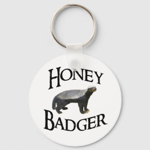 Honey Badger Key Ring
