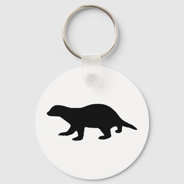 Honey Badger Key Ring (Front)