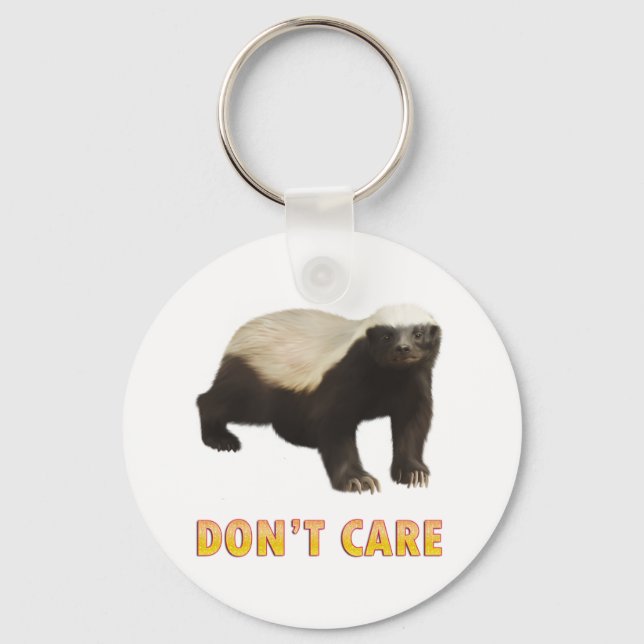 Honey Badger Key Ring (Front)