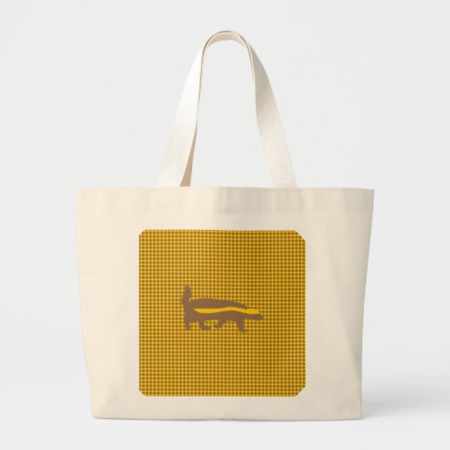 honey badger large tote bag (Front)