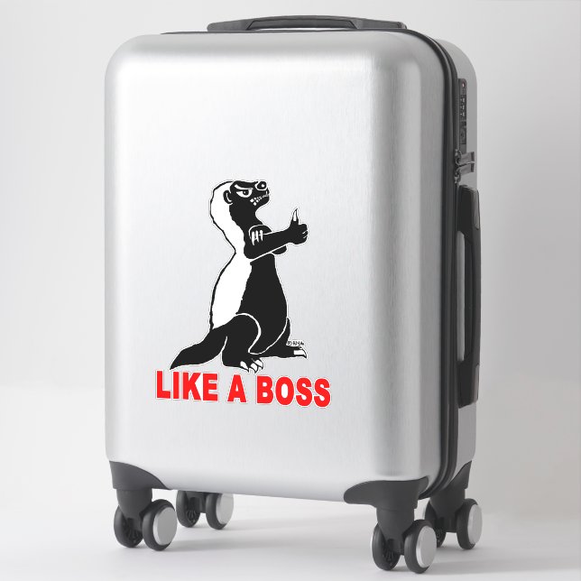 Honey badger, like a boss (Suitcase)