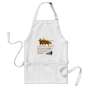 Honey Badger More Cowbell Standard Apron