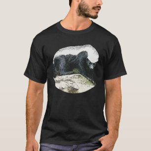 Honey Badger on a Wood stump t-shirt