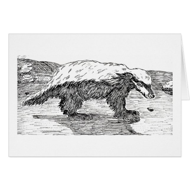 Honey Badger or Ratel (Front Horizontal)