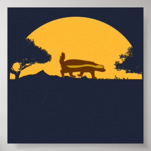honey badger poster