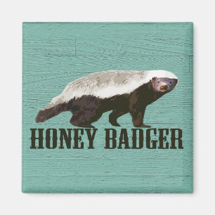 Honey Badger Profile View Magnet