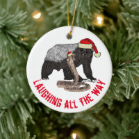 Honey Badger snake Laughing all the way quote