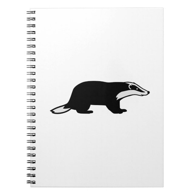 Honey badger spiral notebook (Front)