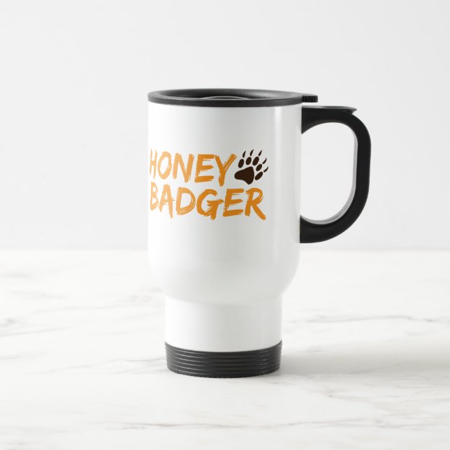 Honey Badger Travel Mug (Right)