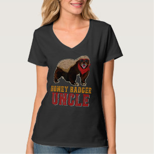 Honey Badger Uncle Honey Badger Wearing Sunglasses T-Shirt