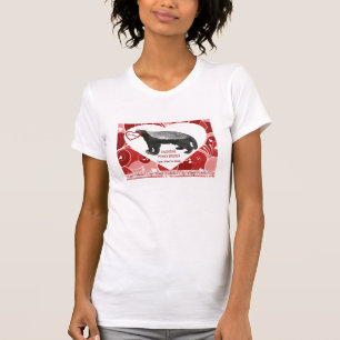 Honey Badger Valentine Tee Shirt