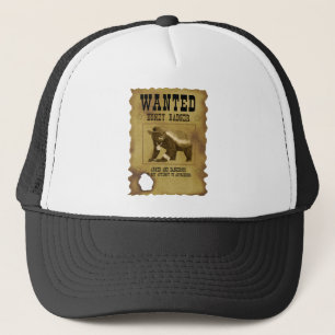 Honey Badger Wanted Poster Trucker Hat