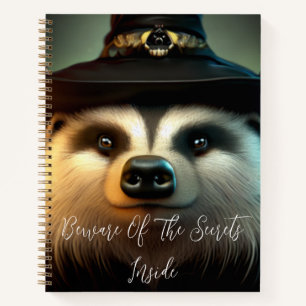 Honey Badger Wizard Notebook
