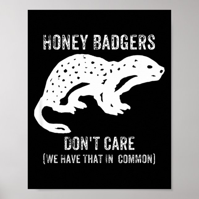 Honey Badgers Don't Care S  Poster (Front)