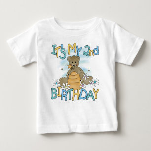 Honey Bear 2nd Birthday Baby T-Shirt