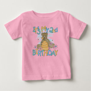 Honey Bear 2nd Birthday T-shirts and Gifts