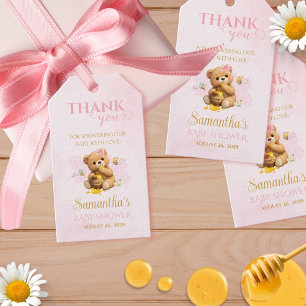 Honey Bear Baby Shower - A Little Honey Baby Showe Gift Tags